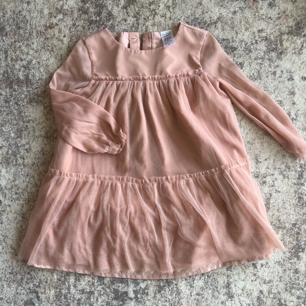 Carter's Pink Long Sleeve Dress